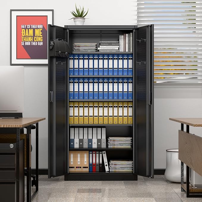 71" H Metal Garage Cabinet - Image 8