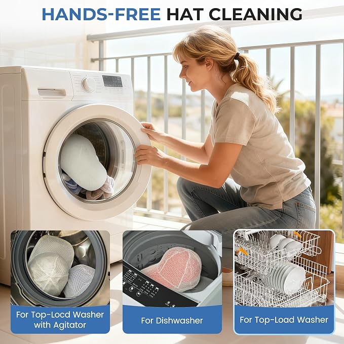 Hat Washer Cage for Baseball Caps, Hat Cleaner for Washing Machine & Dishwasher - Image 4