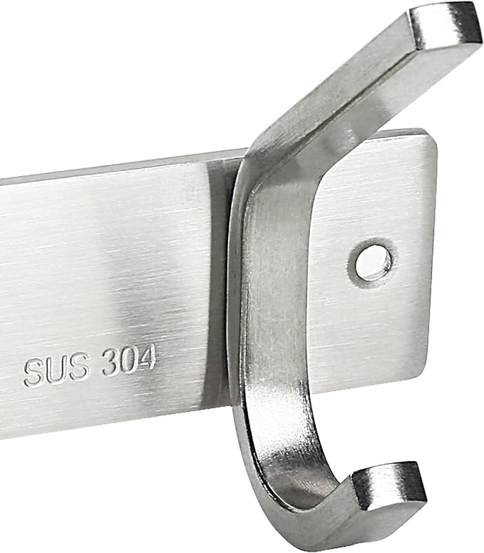 WEBI Heavy Duty SUS 304 Coat Bath Towel Hook Hanger Rail Bar - Image 4