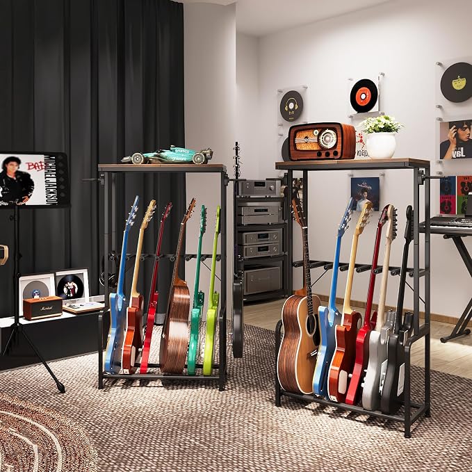 Guitar Stand for Multiple Guitars, Guitar Rack - Image 6