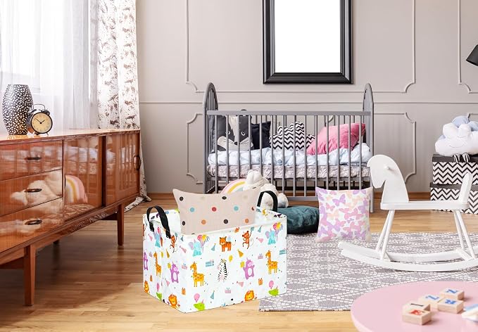 Rectangle Gift Shelf Nursery Storage Basket Laundry Hamper Storage Box and Bins - Image 6