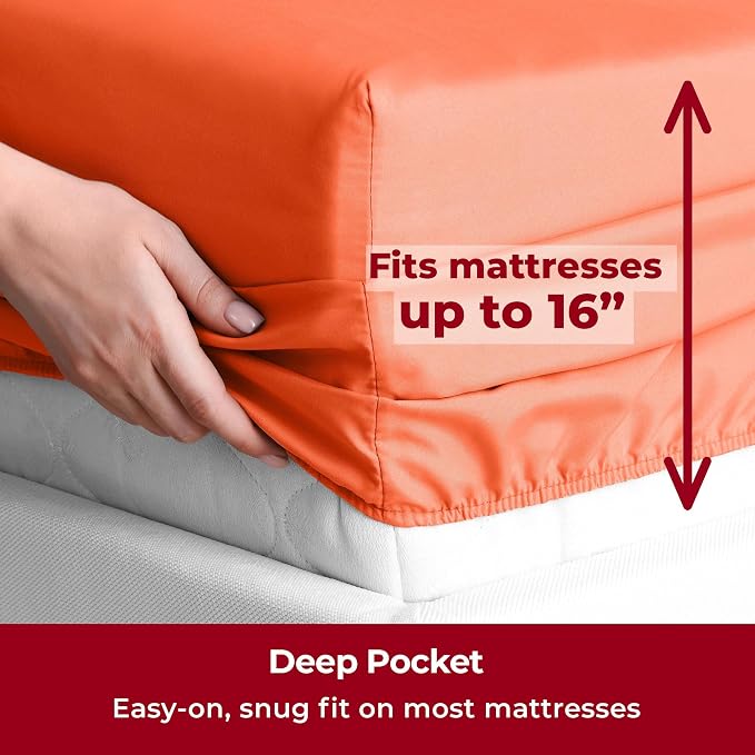 Mellanni Split King Sheets Set - Image 5