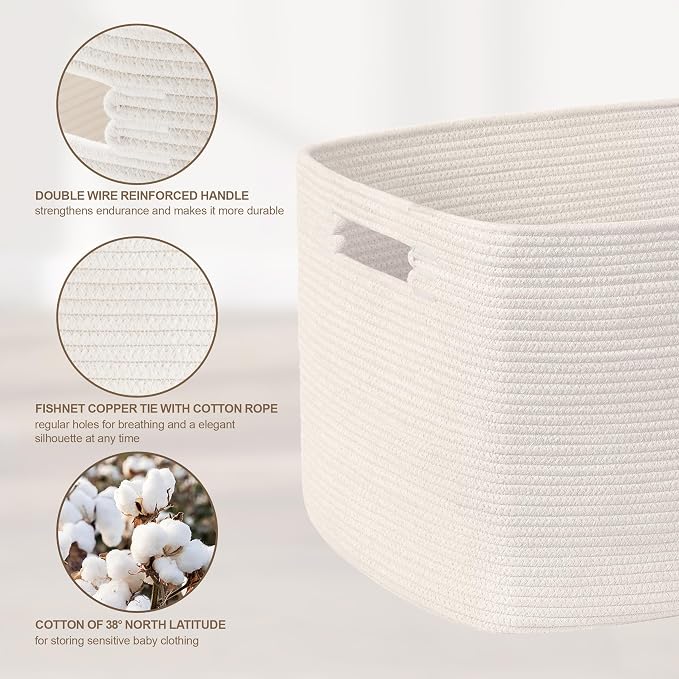 100L Extra Large Baby Girls Laundry Basket - Image 6