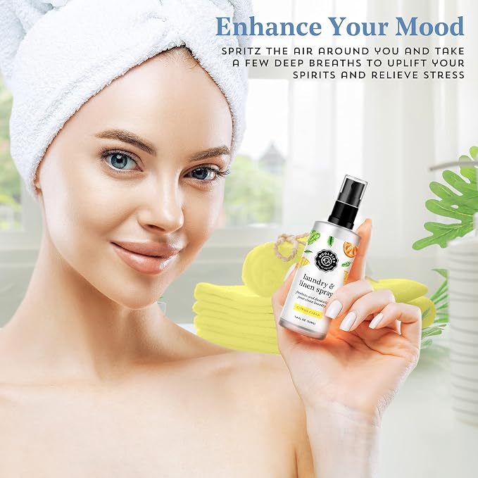 Woolzies Laundry Essential Oil Linen Spray Set | Use - Image 5