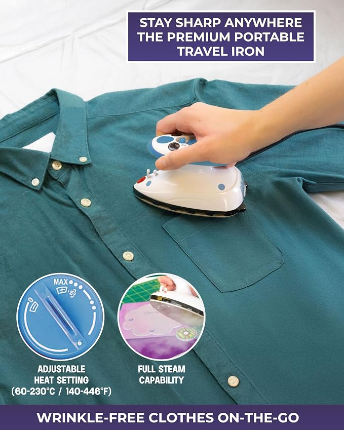 The Quilted Bear Premium Mini Steam Iron - Image 7
