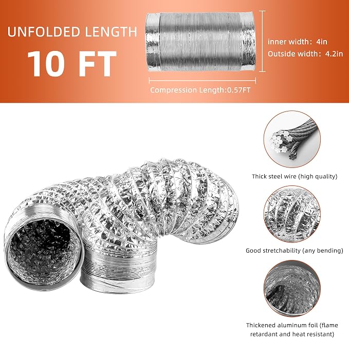 AMI PARTS TDIDVKZW Indoor Dryer Vent Kit - Image 5