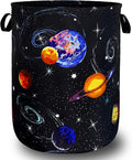 Colorful Starry Sky Planets Laundry Basket Galaxy Funny Laundry Hamper Foldable by SELIONLIKN
