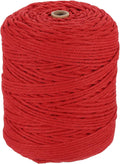 HARFINGTON Natural Macrame Cord 3mm x 328 Yards 4 Strand Twisted Cotton Macrame by HARFINGTON