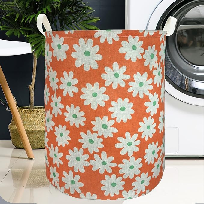 Merdes 19.7’’ Waterproof Foldable Laundry Hamper, Dirty Clothes Laundry Basket - Image 3