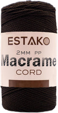 Estako 2 mm PP Polyester Macrame Cord 100% Polypropylene Perfect Supplies by Estako