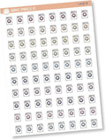 Laundry Icon Planner Stickers | Washing Machine Icon Chore Labels | Cleaning by Orange+Umbrella+Co