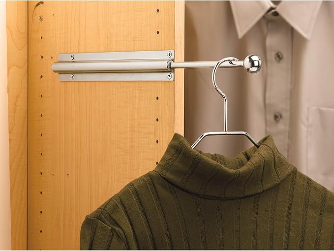 Rev-A-Shelf 6-Inch Extending Closet Rod, Organization Rack - Image 4
