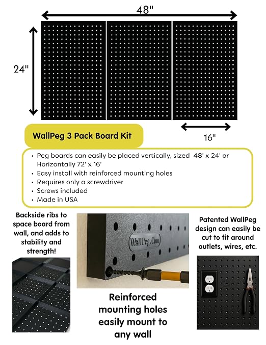 WallPeg Pegboard Kit - Image 4