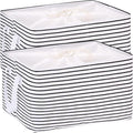 Hinwo 102L XXL Storage Bins, Foldable Clothes Storage Baskets by Hinwo