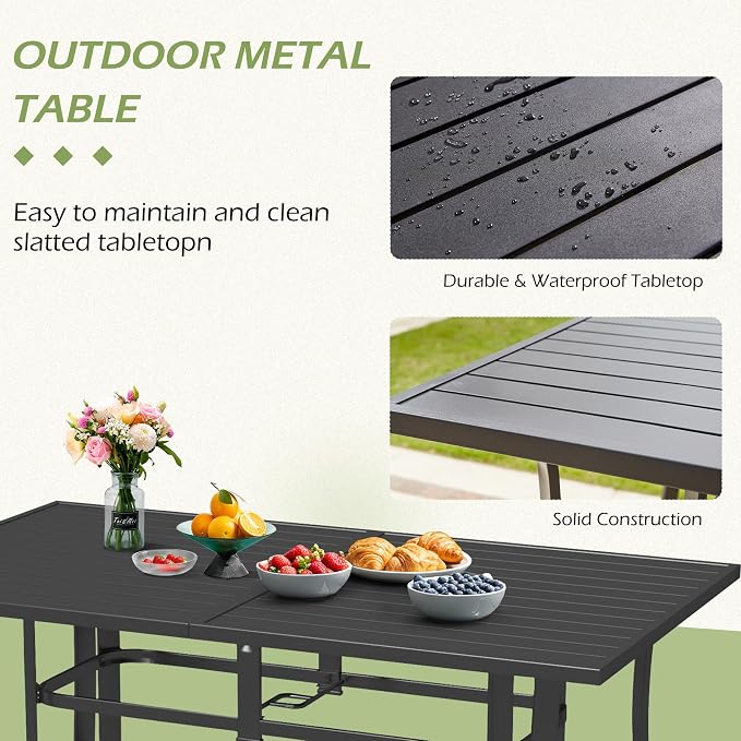 7-Piece Outdoor Patio Dining Set - Image 2
