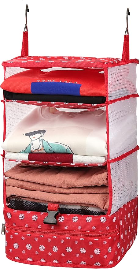 ELEZAY Hanging Packing Cubes Portable Travel Closet Collapsible Compression by ELEZAY