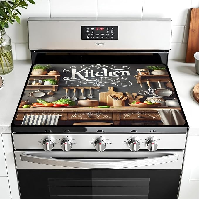 Multi-Design Stove Top Cover for Glass/Electric Stoves by AOHMPT