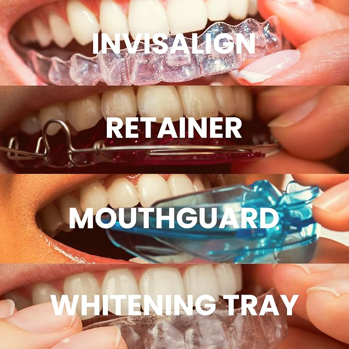 Retainer Cleaner and Soak Container, No-Mess Cleaning Tablets - Image 14