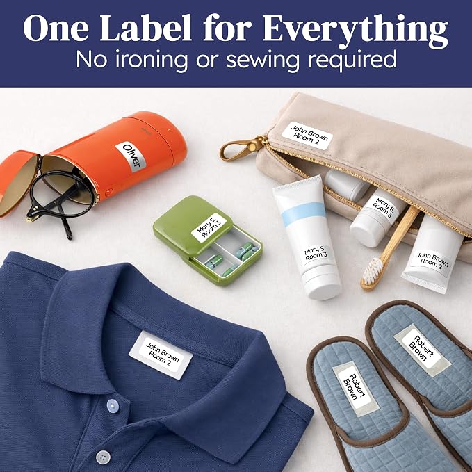 Clothing Labels for Nursing Home White - Image 4