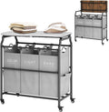 Hoctieon 3 Section Laundry Sorter Cart by Hoctieon