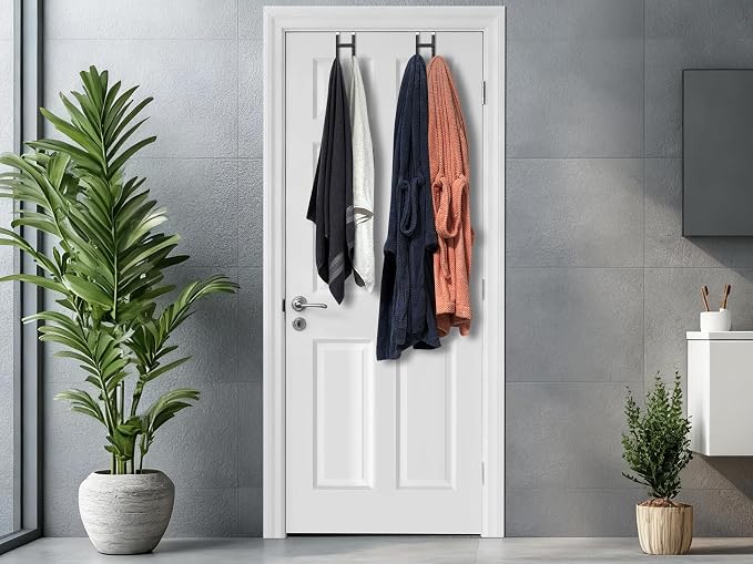 Over the Door Twin Metal Hooks - Image 9