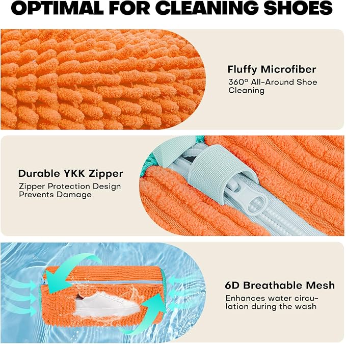 Shoe Washing Machine Bag: Laundry Shoe Bag - Image 3