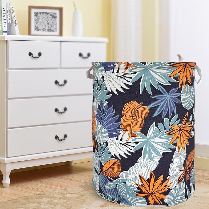 Merdes 19.7’’ Waterproof Foldable Laundry Hamper, Dirty Clothes Laundry Basket - Image 4