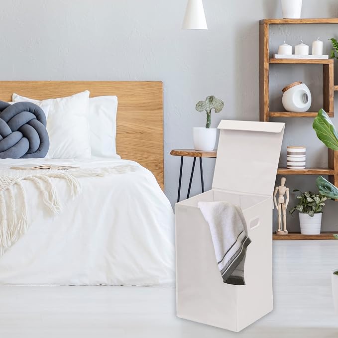 Simple Houseware Foldable Laundry Hamper Basket - Image 3