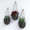 Kazai. Wall Planters -Ellie- | Hanging Ceramic Plant Pots 3 Pieces | Wall by KAZAI