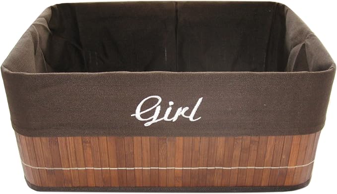 Laundry Hamper Bamboo Square Wicker Clothes Bin Basket Storage Bin - Image 2