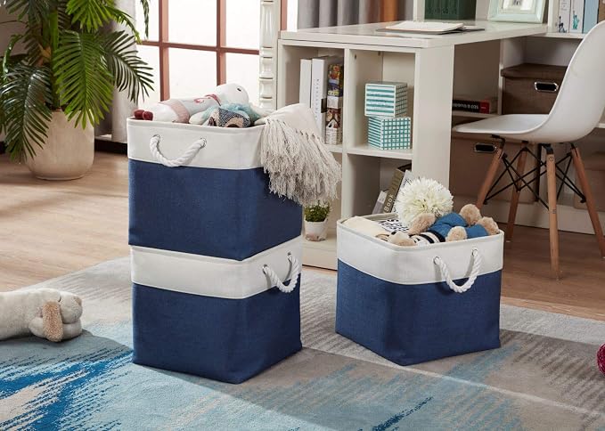 DECOMOMO Cube Storage Bins 13x13 Storage Cubes - Image 6