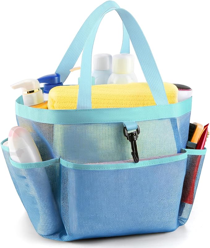 Mesh Shower Caddy Portable for College Dorm Room Essentials by LOYEE