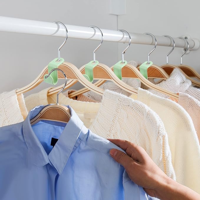 Clothes Hanger Connector Hooks Plastic Cascading Hangers Saving Organizer - Image 5