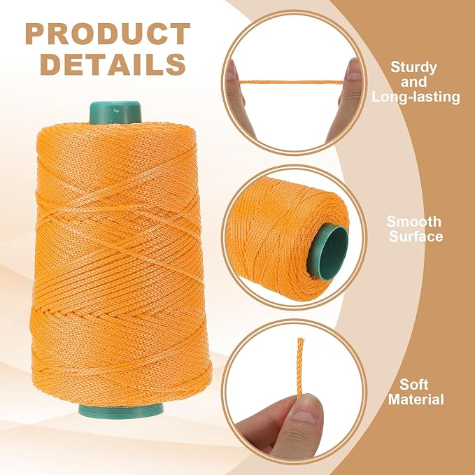 YELARXI Polyester Macrame Cord, 3mm x 219 Yards Polypropylene Macrame Cords - Image 3