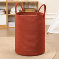 40L Woven Laundry Basket Hamper, 100% Natural Cotton Rope, Handwoven & Durable by Romea+Lutiss
