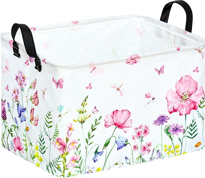 Rectangle Gift Shelf Nursery Storage Basket Laundry Hamper Storage Box and Bins by Unknown