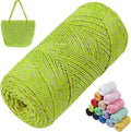 Sparkle Macrame Cord 1.5mm x 306 Yards Cotton Glitter Yarn by LEREATI