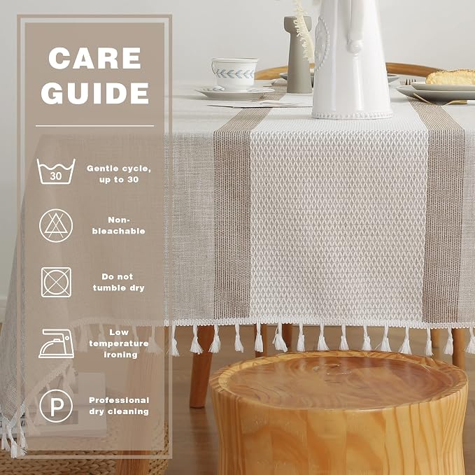 Pahajim Striped Tablecloth Rectangle - Image 5