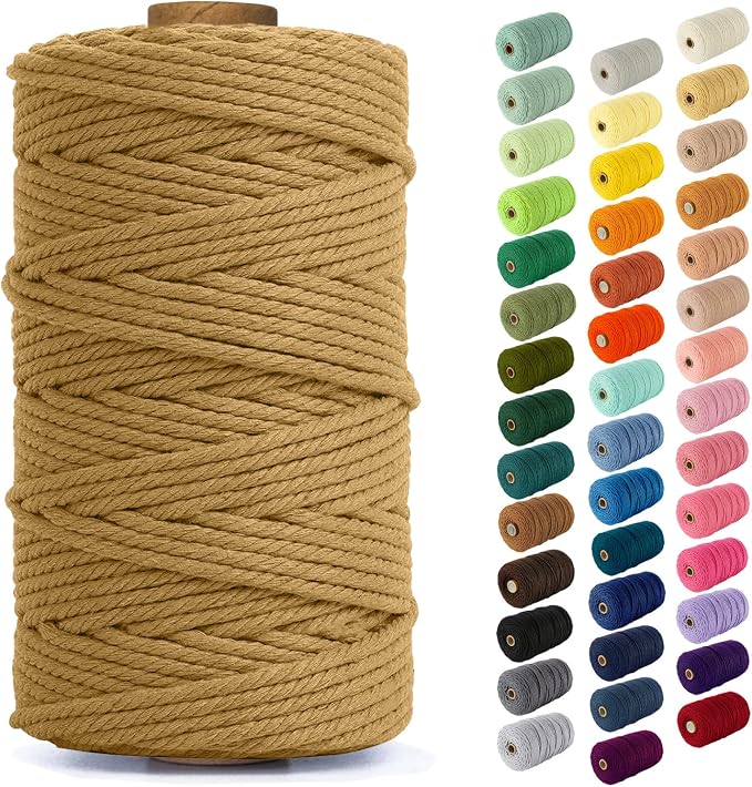 Nook Theory Macrame Cord - 4mm 109 Yards Cotton Rope by NookTheory