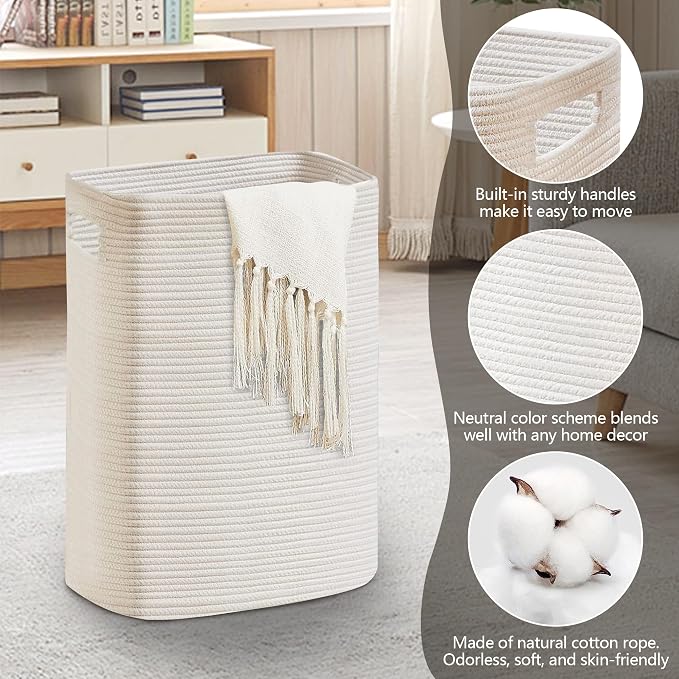 Large Laundry Hamper 16"x13"x22" - Image 2