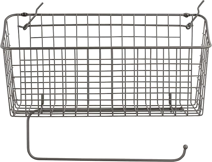 Spectrum Diversified Pegboard/Wall Mount Basket and Paper Towel Holder - Image 7