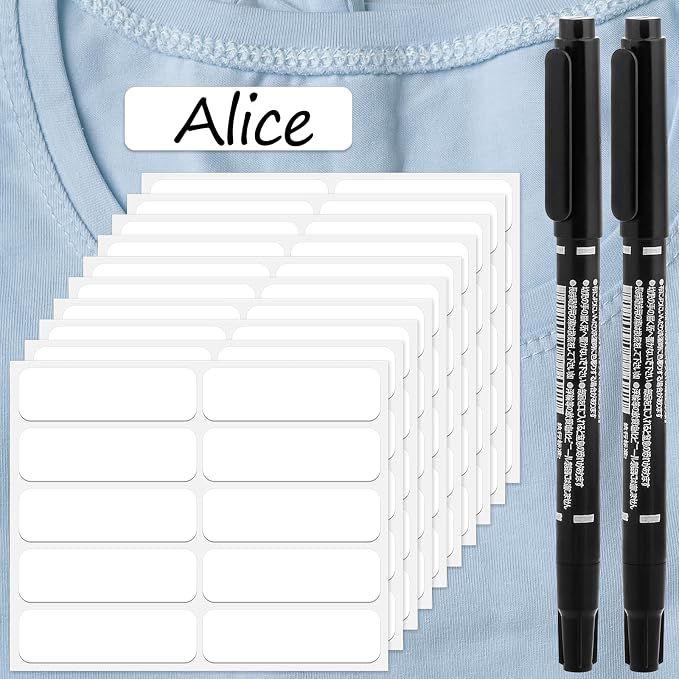100Pcs Clothing Labels No Iron Waterproof Self-Stick Fabric Labels by Unknown