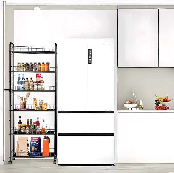 6in 6 Tier Slim Storage Cart - Image 5
