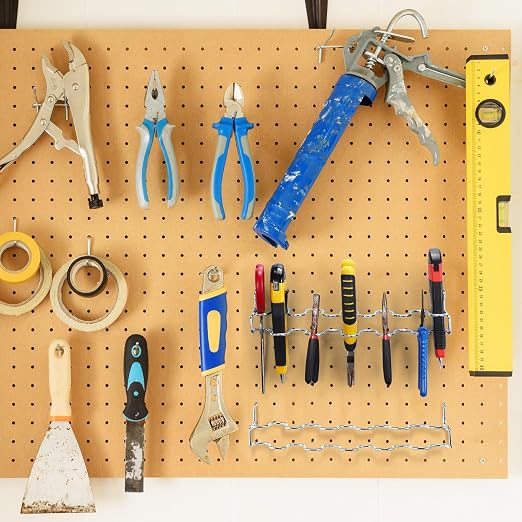 Hanaive 4 Pieces Pegboard Pliers Holder, Holds 11 Plier Per Rack, Steel - Image 6