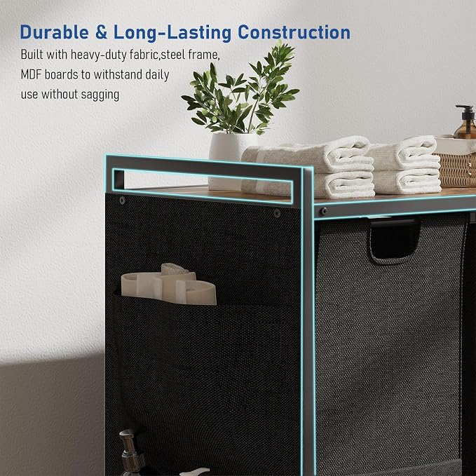 Laundry Hamper, Laundry Basket, Laundry Sorter - Image 8