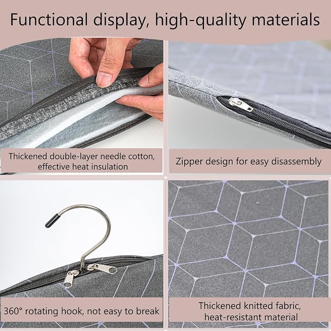 Foldable Hanging Steam Board, Over Door Steamer Mat - Image 3