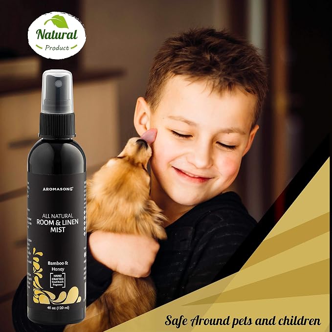 All-Natural Bamboo & Honey Room and Linen Spray, - Image 2