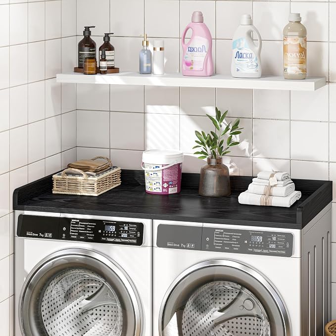 Washer Dryer Countertop, 27.5"x54" Wood Washer and Dryer Countertop - Image 2