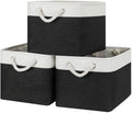 Bidtakay Black Storage Baskets for Shelves Collapsible Organizer Baskets for by BidtakayBaskets