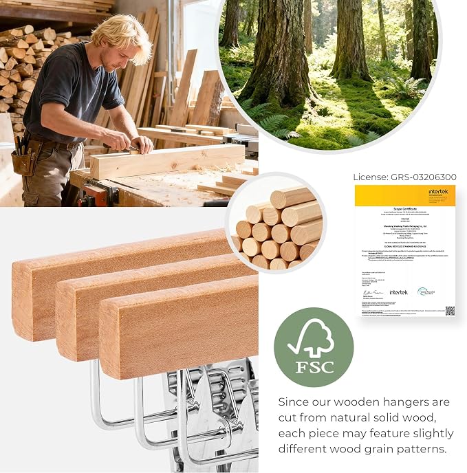 HOUSE DAY Wooden Pants Hangers - Image 9